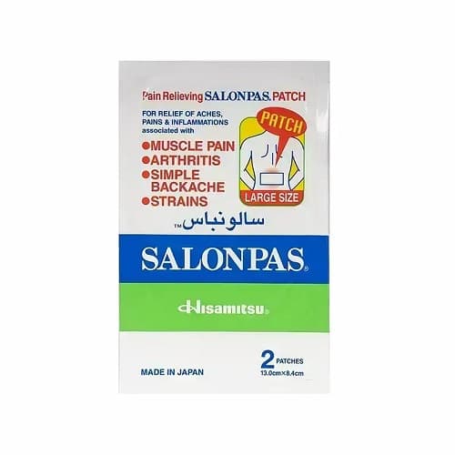 Salonpas Pain Relieving Patches LARGE 2'S 