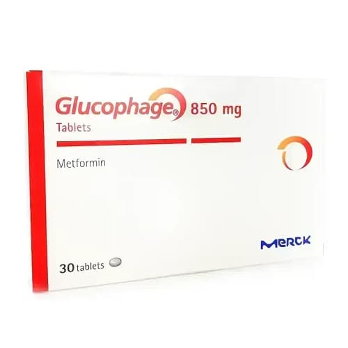 Glucophage 850mg – 30 Tablets