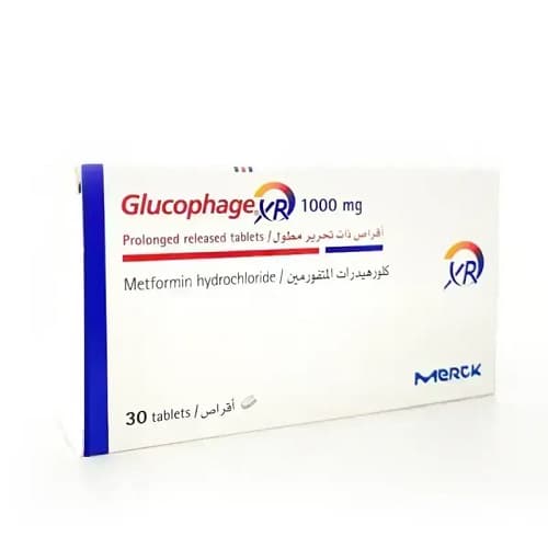 Glucophage XR 1000mg – 30 Tablets
